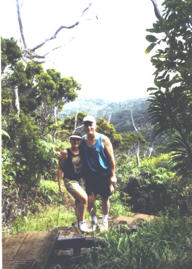 BobKat on the Alakai swamp trail